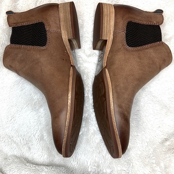 Kork-Ease Kit Chelsea Brown Leather Slip-on Ankle Boot Bootie - Sz 9, New In Box - Picture 9 of 12
